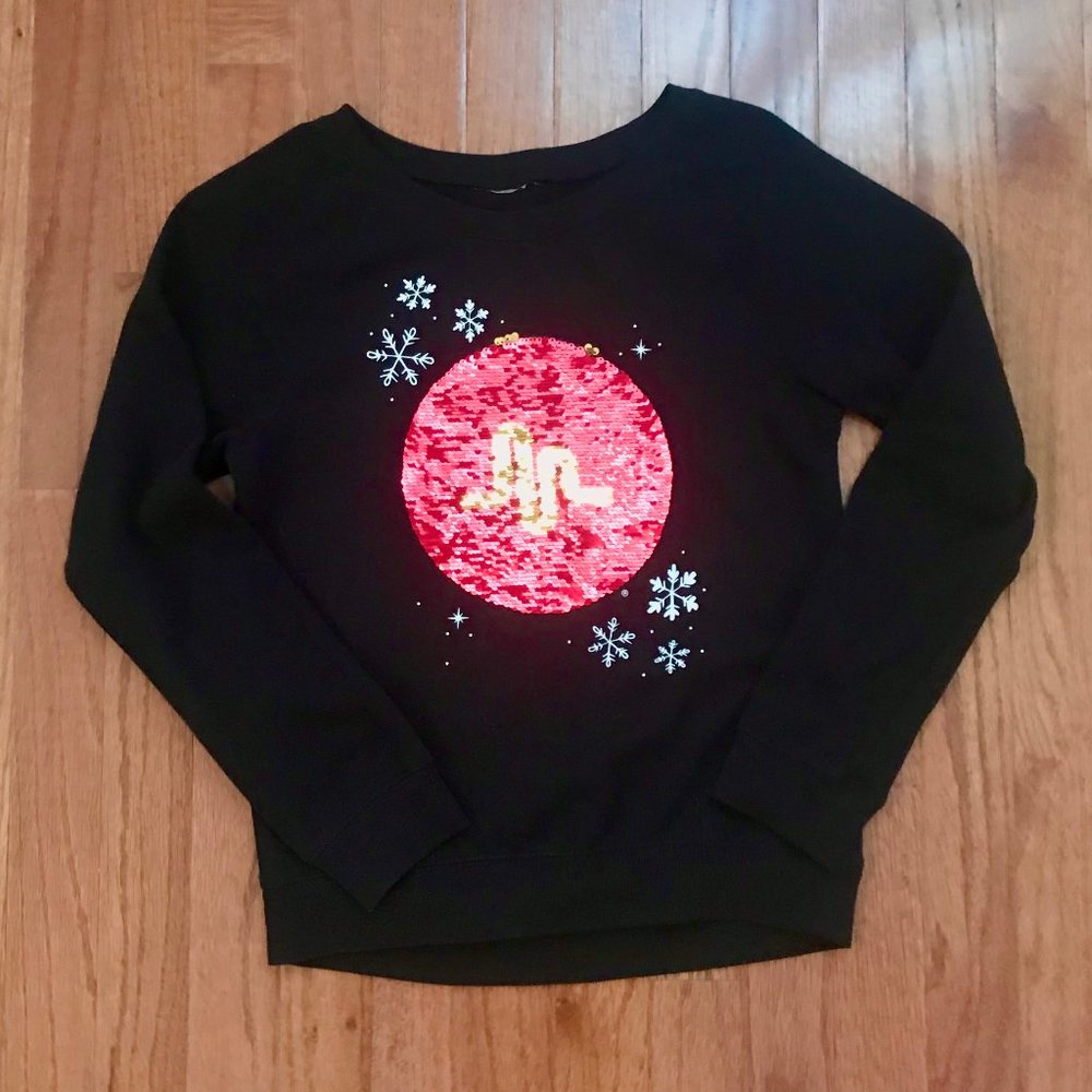 Holiday Black Crewneck